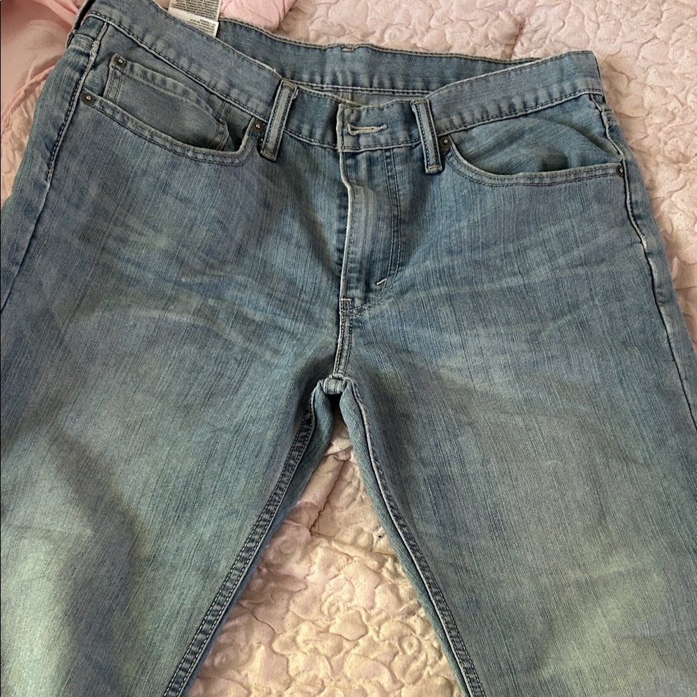 Women's Light Blue Straight Leg Jeans
